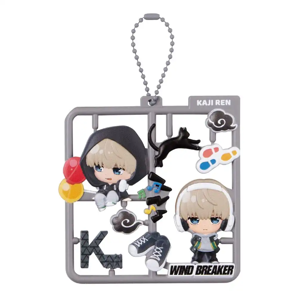 Wind Breaker Plat Collection Keychain 9 cm Vol. 2 Blind Box - 1 unidade
